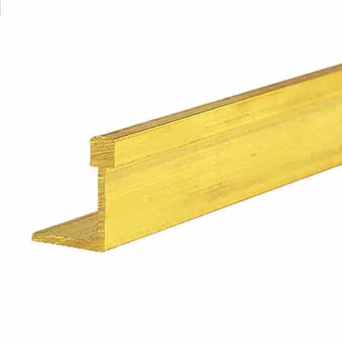 トランジションストリップ 出入り口 不均一な床移行ストリップ 真鍮、木からタイルフロアジョイントトリム、L モールディング敷居ディバイダーバー、壁装飾エッジトリムカバー(0.3x1.3cm(0.12インチx0.51インチ)))