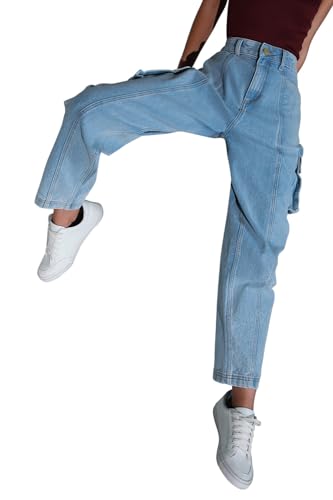 Jean pour femme Hubberholme bleu clair en taille 36
