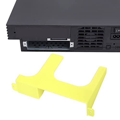 Image of Hard Drive Spacer,2.5inch Hard Disk Bracket,3D Printing Hard Disk Stand Holder Game Console Gaming Accessories for PS2 SCPH 30000 SCPH 50000 Console (Yellow)