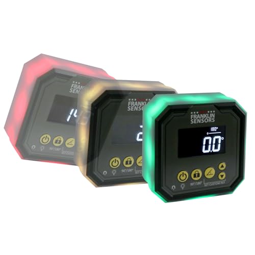 Franklin Sensors Light Cube Digital Angle Gauge and Magnetic Level Tool