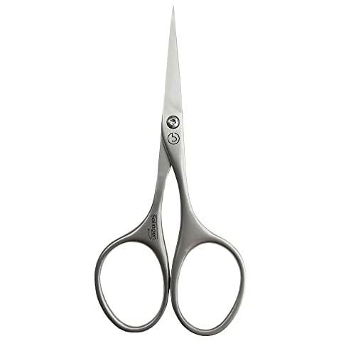 Browgame Eyebrow Scissor - Essential Beauty Tool - Made Of The Finest Stainless Steel - Perfect Size For Optimal Control - Sharpened By Hand For Lasting Precision - Extends The Brow Line - 1 Pc Cover