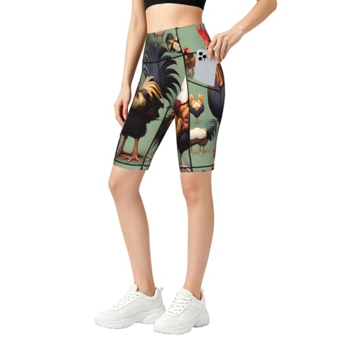Short de yoga pour femme respirant cuissard sport running fitness avec poches