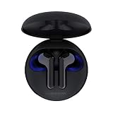 LG Tone Free FN5 Écouteurs Bluetooth sans Fil avec boîtier UVNano - Son merridien - Double Microphones pour Travail/Bureau à Domicile - Résistant à l'eau IPX4 - Noir