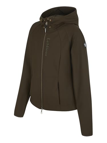 LeMieux Young Rider Lottie Soft Shell Jacket - Warm Fleece Lining - Two Way Front Zip - Alpine - 11-12years