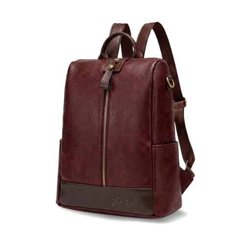 Image of VISMIINTREND Backpack for Women | Stylish Vegan Leather Backpack Bags for Women | College Bag for Girls | Office, Travel & Daily Use