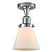 Innovations 517-1CH-PC-G61 1 Light Semi-Flush Mount, Polished Chrome