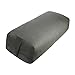 Colaxi Bolster Tool Professional Machine Washable Cover Meditation Cushion Lumbar Pillow for Support Legs Restorative, Rectangle Gray