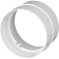 Swettews 100 Mm, 125 Mm, 150 Mm - Système De Tube Rond En PVC - Tuyau De Ventilation Flexible - Liens De Serrage - Clapet Anti-retour - Raccord En T