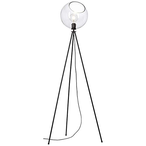 Lightbox Stehleuchte - Standleuchte dreibeinig, Ø 45cm, Fußschalter, E27 Fassung für max. 40 Watt - Metall/Glas – Bild 3
