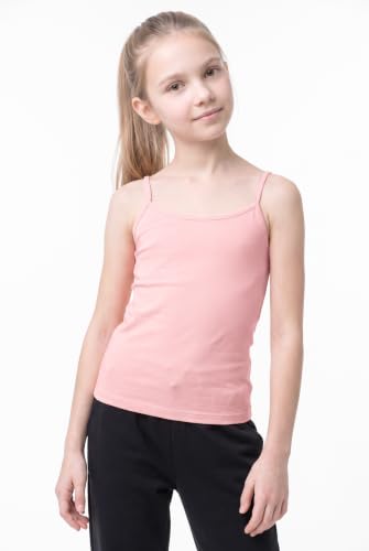 Image of Kurve Girl's Sleeveless Tank Top - Stretch Undershirts Cami Camisole, UV Protective Fabric, Rated UPF 50+ (Made in USA)