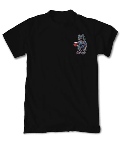 Riot Society Tropical Palms Bear Mens T-Shirt - Black Small