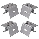 Photo Gallery niceminiwall morsetto in alluminio per montaggio di pannelli solari su tetti in lamiera piegata, con viti e rondelle in acciaio inox, preassemblato (4 pezzi) Photo Gallery niceminiwall morsetto in alluminio per montaggio di pannelli solari su tetti in lamiera piegata, con viti e rondelle in acciaio inox, preassemblato (4 pezzi)