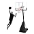 Portable Basketball Hoop Outdoor 5.2-10Ft, 47 Inch Shatterproof Backboard & Rebound Plate & Quick Adjustable Basketball Goal System for Swimming Pool/Driveway/Backyard