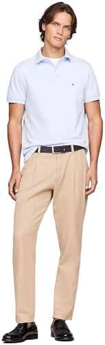 Image of Tommy Hilfiger Men's Short Sleeve Cotton Pique Polo Shirt in Regular Fit 2024 Collection