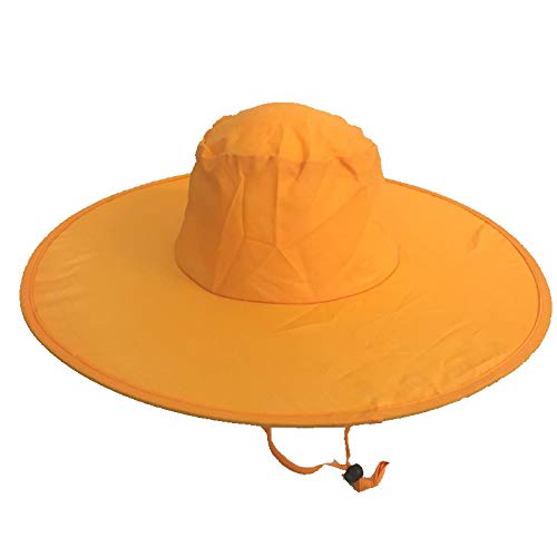 Purple Turtle Packable Orange Pop Up Sun Hat