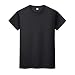 Produktbild Herren-Rundhalsausschnitt Volltonfarbe T-Shirt Sommer Baumwolle Hemd grundiert kurzärmelige Herrenmode halb Ärmel DIY Kleidung Kultur Shirt (3) (Color : Gray 2, Size : M)