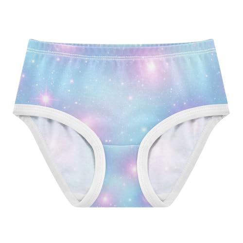 Pastel Galaxy Gradients Blue Toddler Underwear Girls, Cotton Underwear Girls, 2T–8 Years - Main Image