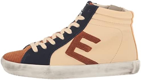Sam Edelman Girls Avon Kids Sneaker, Eggshell/Mustard/Baltic Navy, 2 Big | Image 7