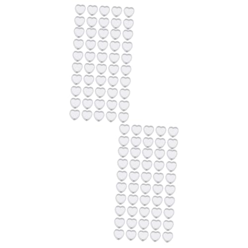 PATKAW 1 Juego Caja De Almacenamiento De Sombra De Ojos Recipientes Con Tapas Paletas De Maquillaje Organizador Cosmeticos Organizador De Cosmeticos Maletín De Maquillaje 50 Pcs
