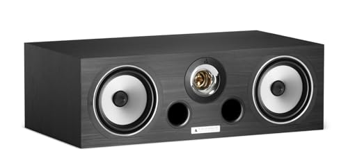 Triangle - Enceinte Centrale Home-Cinéma Voce EZ - 2 Voies - Puissance Admissible 60W - Rendement 91 DB/W/m - Bass Reflex - 510 x 168 x 290 mm - Noir Cendré...