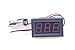 KNACRO DC 12V 24V (4V-28V) Red Fahrenheit Digital Temperature Meter -76℉~999℉ LED Display with Industrial Grade 0.5m K-Type Thermocouple Temperature Sensor M6 Probe