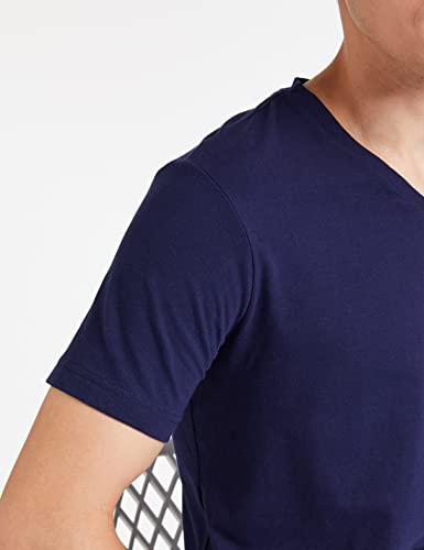 Image of Amazon Brand - Symbol Men's Solid Cotton T Shirt | Plain | V Neck | Half Sleeve-Regular Fit | Combo Pack of 3 (Available in Plus Sizes)