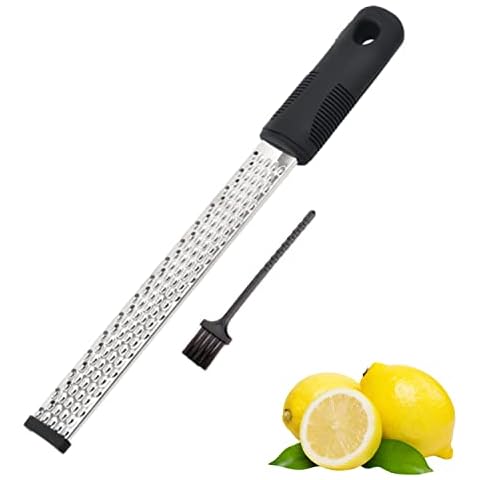 Rallador de Cocina Acero Inoxidable con Mango de Silicona Cover