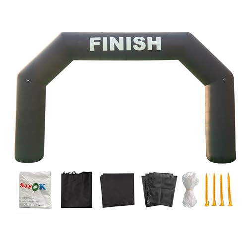 Sayok Arco gonfiabile all'aperto Arco gonfiabile Archway inizio linea di arrivo gonfiabile Banner...