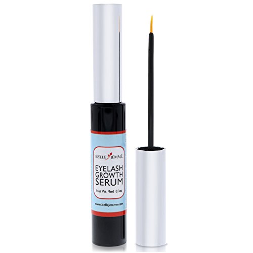 Eyelash Growth Serum By Belle Jemme - Lash Growth Serum, Eyelash Serum - Grow Longer, Fuller Brows And Lashes - Non-Irritating Serum For Safe & Fast Results - For Irresistible Eyes And Envious Glances