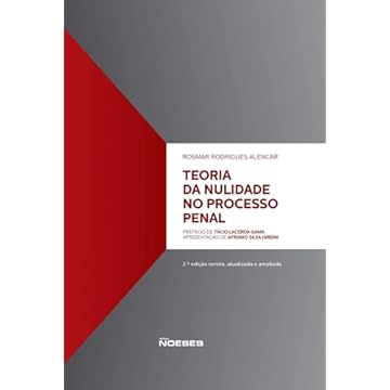 Capa do livro Teoria da Nulidade no Processo Penal