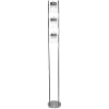 Ore International 3031FW-A 3-Light Adjustable Floor Lamp, White