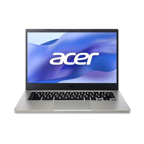 Image of acer Chromebook Intel Core i5-1235U (Chrome OS /8 GB /256 GB SSD /Intel Iris Xe Graphics) CBV514-1H with 35.5 cm (14 inch) FHD IPS Display, Cobblestone Gray, 1.4 KG