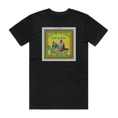 Photo de IZIWDORW Sam and Dave Hold On Im Comin T-Shirt Noir, multicolore, S