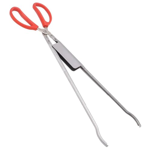 MUELODSIC Pinza Per Granchi Multifunzione in Acciaio 304 Antiscivolo Design a Forbice, Morsetto Per Anguille e Aragoste, Strumento Leggero Riutilizzabile Per Pesca e Raccolta Mare