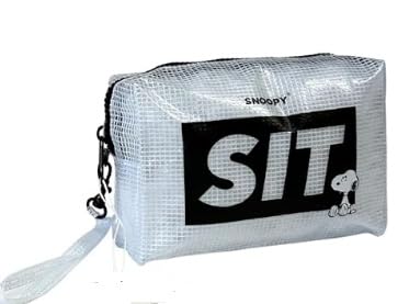 Necessaire Telada Oficial SNOOPY Branco e Preto Semax