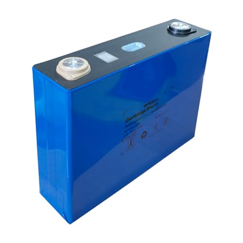 Image of Prismatic Cells, Lithium Phosphate, LFP / LiFePO4 A-Grade, Ganfeng Make for DIY Making LFP Battery Packs, 5000+ Life Cycle 3.2V, 100Ah [4 Nos + S.S Screws, 3 Busbars ] Ideal for Solar, Inverter, UPS.