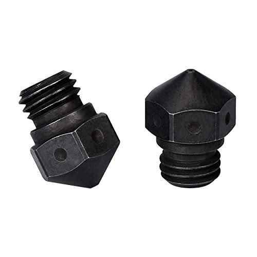 Lysee 3D Printer Parts & Accessories - 3D Printer Accessories MK10 Hardened Steel Nozzle Nozzle extruder tip - (Color: 1.75 0.2mm)