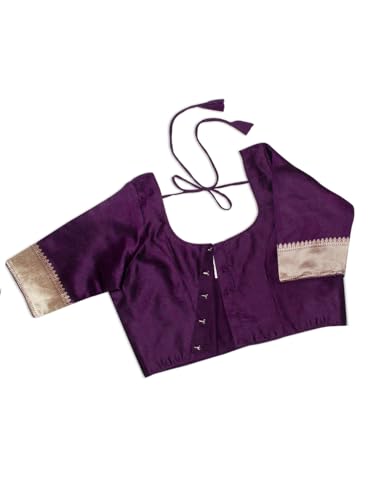 Image of Chandrakala Casual Blouses for Women Sarees,Readymade (B186-P)