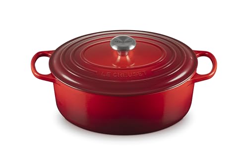 Image of Le Creuset Enameled Cast Iron Signature Cookware Set, 9 pc., Cerise