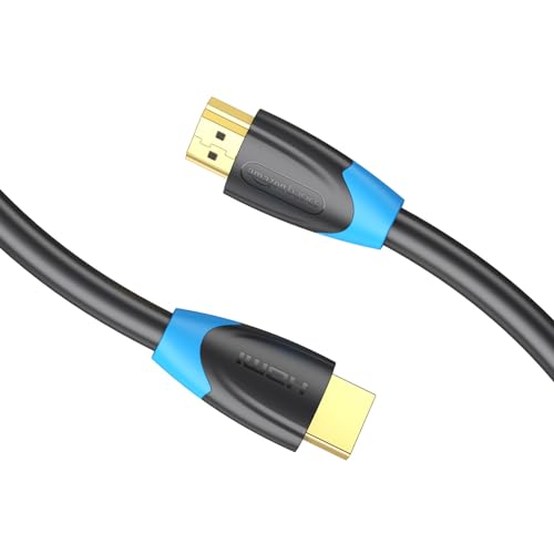 Image of amazon basics HDMI Cable, High Speed, Supports 3D, 4K@60Hz, ARC and CEC Extension, Gold-Plated Connectors, Compatible with TV, Set-Top Box, Gaming Consoles, Blu-Ray (2 Meters)