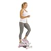 Sunny-Health-and-Fitness-Adjustable-Mini-Stair-Stepper-Exercise-Equipment-Step-Machine-with-Twisting-Action-Pink Sunny Health and Fitness Adjustable Mini Stair Stepper Exercise Equipment Step Machine with Twisting Action, Pink