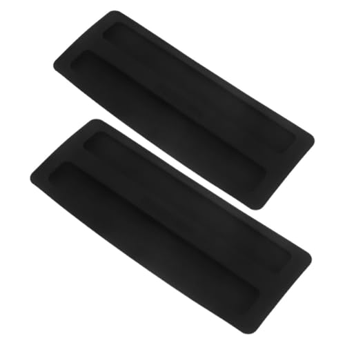 DECHOUS Cubierta Antipolvo para Tostadora 2 Piezas de Silicona Negra para Electrodomésticos, Tapa Superior Desmontable para Máquina de Pan, Accesorio de Cocina para Protección y Limpieza