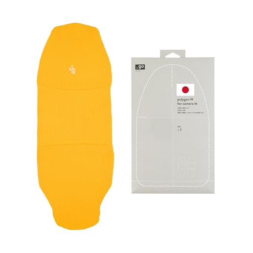 Camera Cover, Polygon W, Made in Japan, M size, Yellow