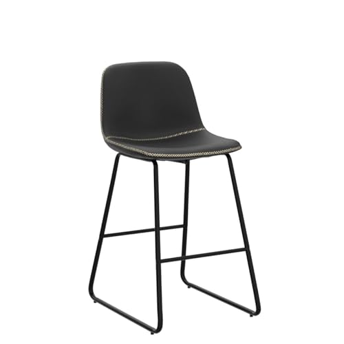 Image of HeuGah Bar stools Set of 2 with Back, 26 inch Counter Stools with Sturdy Legs