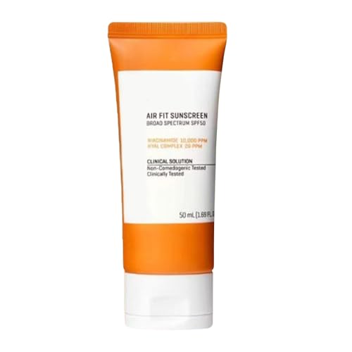 Protector solar, protección solar de 50 ml, crema de protección solar hidratante, textura, fórmula impermeable, 10x3.8x2.7cm/3.94x1.5x1.06 pulgadas, para uso diario, actividades al aire libre