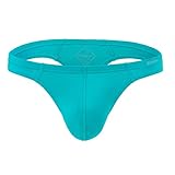 ZONBAILON Men's Thong Underwear Thongs for Sexy Men Green 3XL