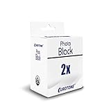 T790PS, T795 2X Eurotone Cartouche d\'encre pour HP DesignJet T 1100 1120 1200 1300 2300 610 790 795 44 24 PS HD eMFP inch 44 inch remplace 72 NO72 Photo Noir