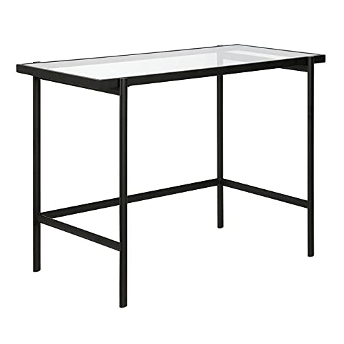 Henn&Hart Tamar Writing Desk Oficina en casa, Aleación de Acero, Bronce ennegrecido, 106,68 cm Cover