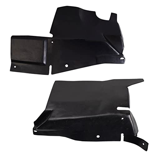 Image of TRQ Front Inner Fender Liner Set Compatible with 2005-2009 Buick LaCrosse 2000-2011 Chevrolet Impala 2000-2007 Monte Carlo 2004-2007 Pontiac Grand Prix GM1250134 GM1251134
