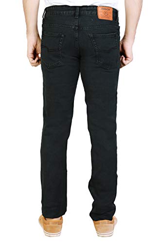 Image of Stretchable Denim Comfort Fit High Rise Basic 5 Pocket Jeans Pant for Men